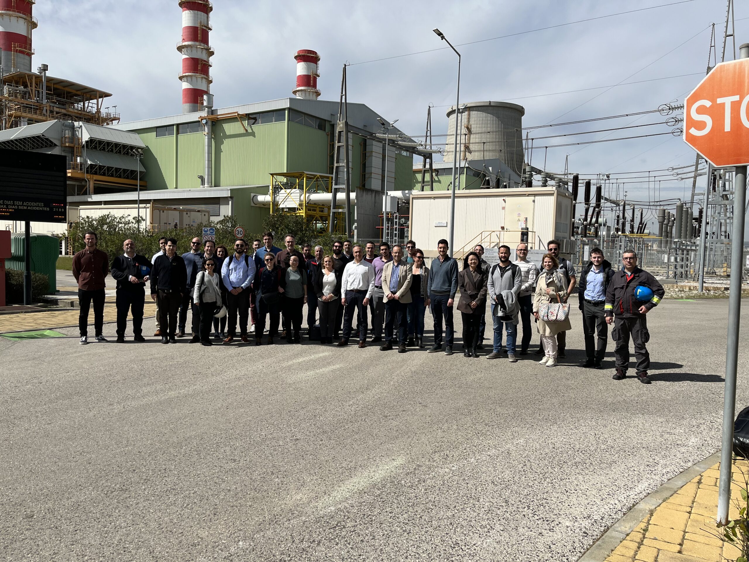 MAS S.A., representatives at the site of EDP (Energias De Portugal) in Ribatejo, Portugal