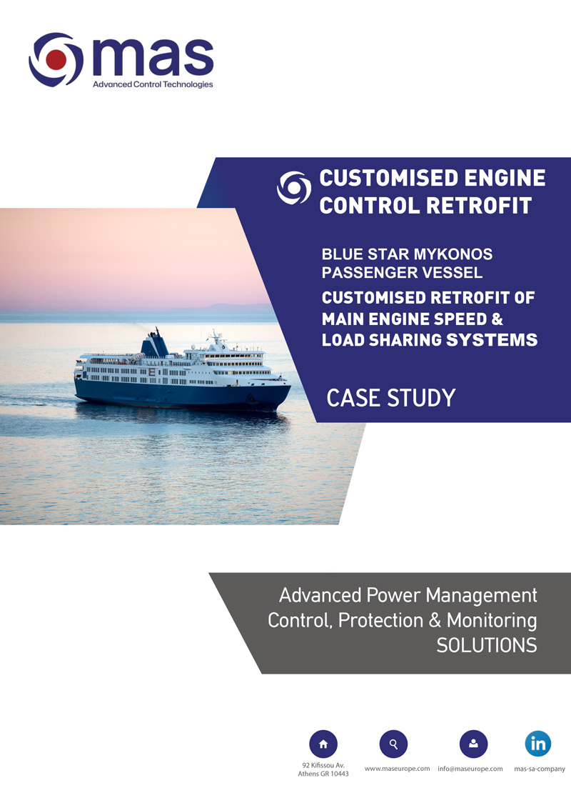 Customised Retrofit of Main Engine Control Systems for Passenger Vessel