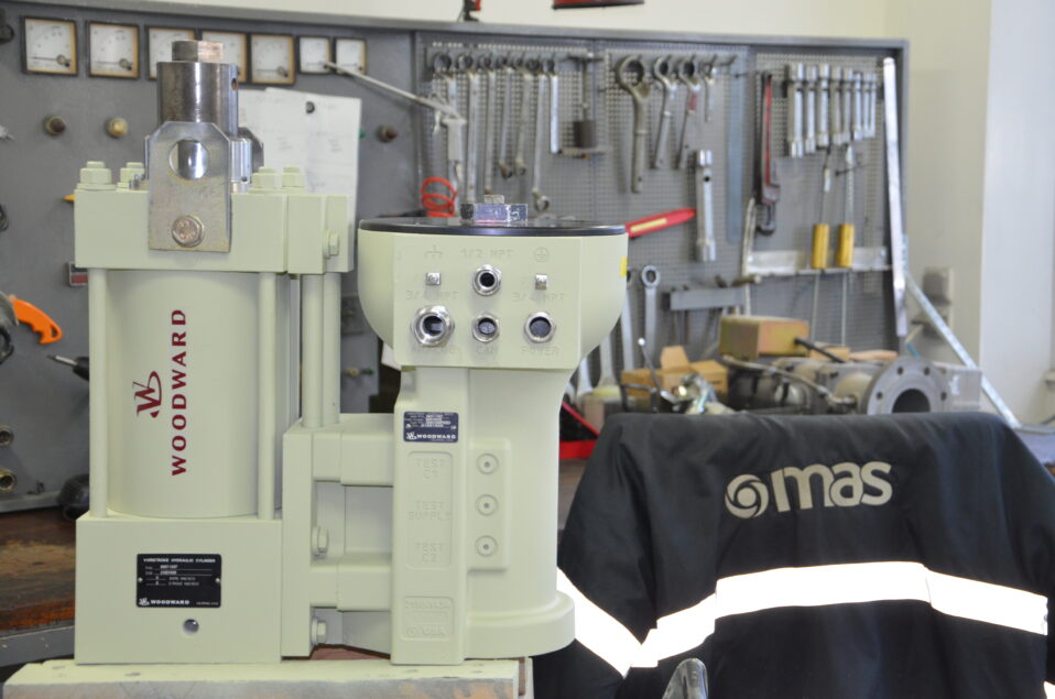 MAS S.A., Service & Engineering expert teams, support Woodward’s VariStroke™ Advanced Actuation System
