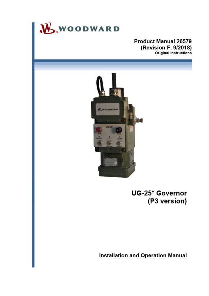 Woodward UG25-P3